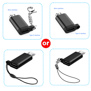 <strong>USB</strong> C to Micro <strong>USB</strong> Adapter Type C Female to Male Convert Connector with Lanyard Compatible with Samsung Micro <strong>USB</strong> - Product Image 3