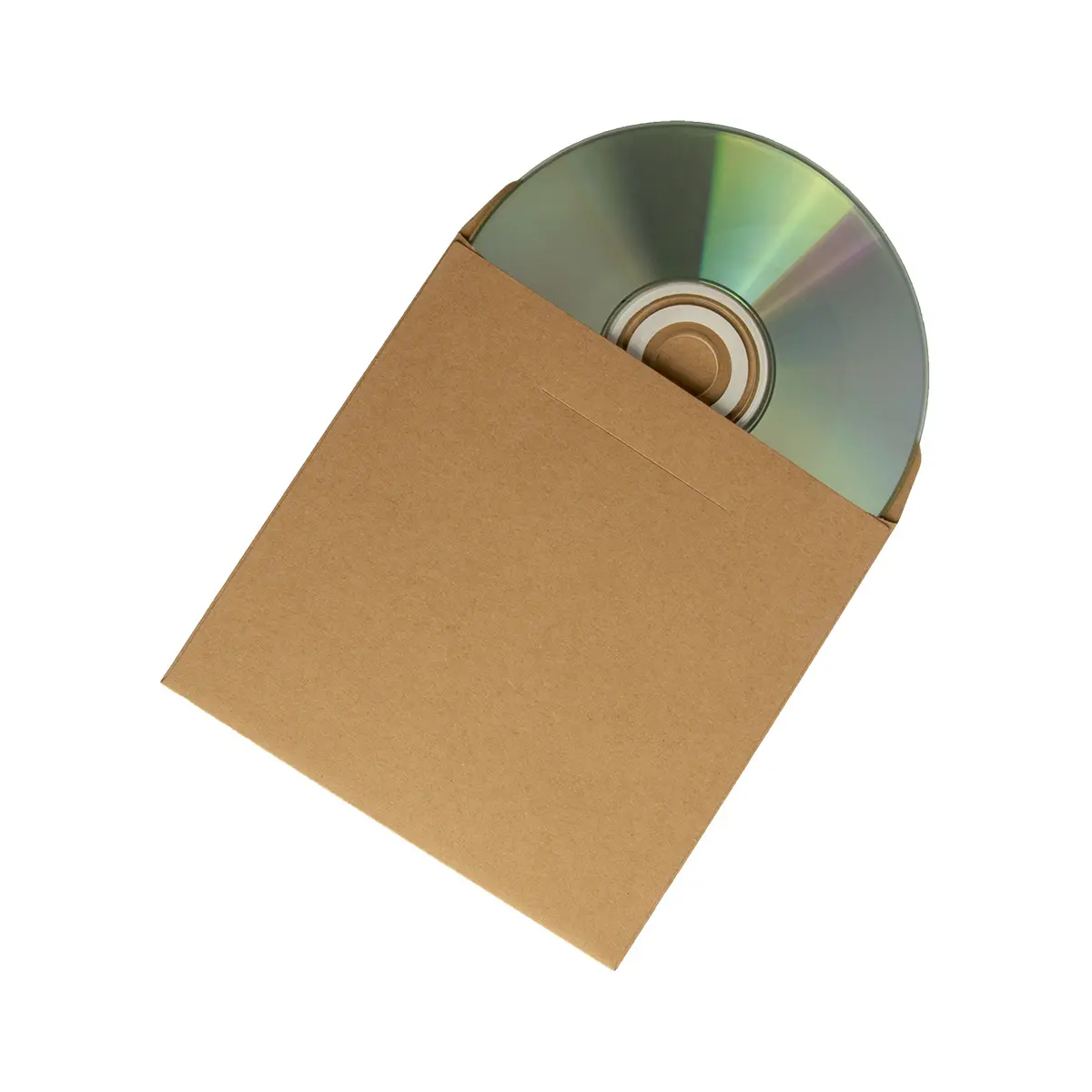 CD DVD kraft giấy tay áo phong bì chủ kỷ lục giấy Áo khoác-không có lỗ