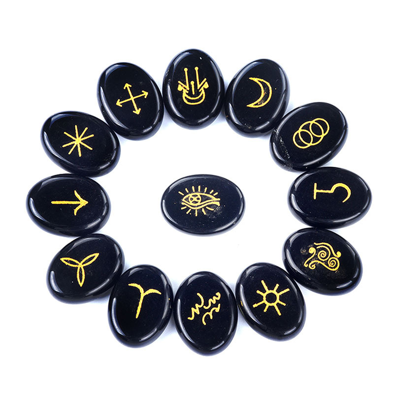 Obsidienne noire ovale 15x20x7mm