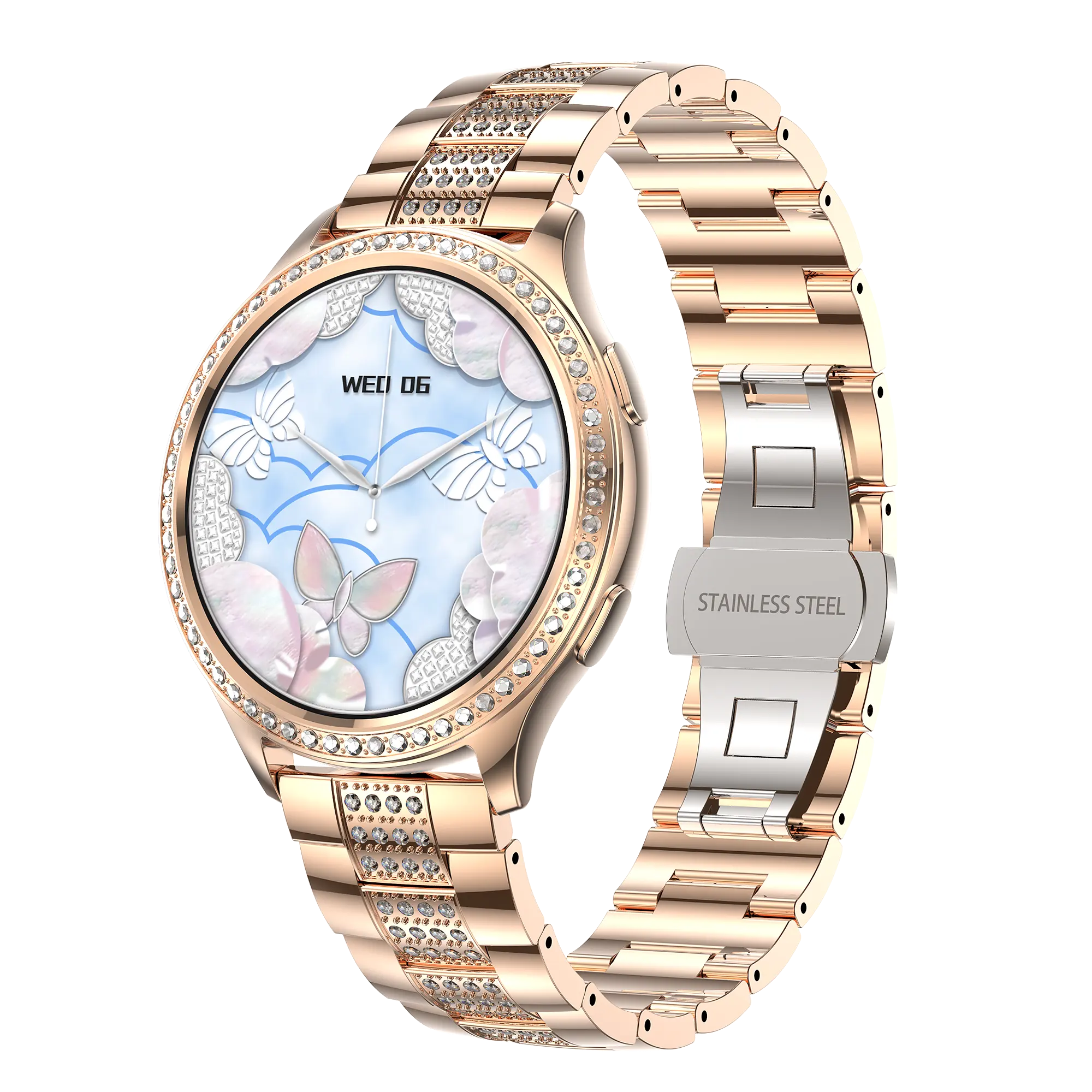 Orologio da donna di lusso AK53 orologio intelligente IP67 impermeabile Dafit a lunga durata della batteria sport da donna orologi da polso AK53 smart watch
