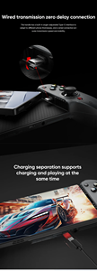 <strong>New</strong> Redmagic Shadow Blade Gamepad 2 Black Textured Soft Rubber Grips Type-C Phone <strong>Controller</strong> for Red Magic 9 Pro Gamepad Android - Product Image 6