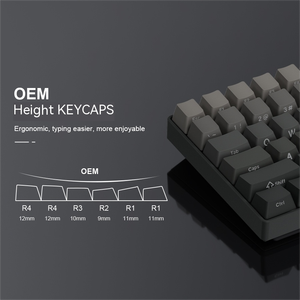 2024 nueva tecla XDA PBT 1U sin grabar cubierta de llave en blanco Botón de tecla OEM único para reemplazo de teclado mecánico transparente - Product Image 2