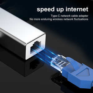 USB3.0 to Gigabit <strong>Network</strong> Card <strong>Adapter</strong> with 3-Port HUB Expansion RJ45 Cable <strong>Adapter</strong> 1000M Plug Play USB C SD Interface in Stock! - Product Image 3