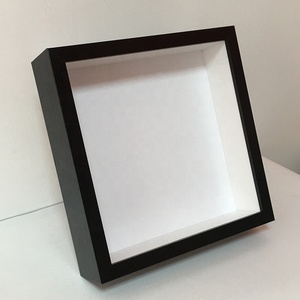 2 Inch Deep White and Black 8x8 9x9 <strong>10x10</strong> square Shadow Box <strong>Frame</strong> for Paper Arts Origami 3D Shadow Box <strong>Frame</strong> - Product Image 4