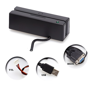Thailand DLT Appoval Card <strong>Reader</strong> Hi-co HI Lo-co MSR100 Chip Magnetic Stripe Card <strong>Reader</strong> for GPS 3G Factory - Product Image 3