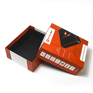 Özel baskı 2 adet kapak ve taban tipi dikdörtgen elektronik ürün kutusu dikdörtgen elektronik ürün kutusu - Product Image 4