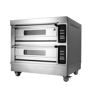Çok İşlevli 2 katmanlı 4 tepsi bilgisayar kontrol paneli pişirme ekipmanları Pizza fırını ekmek kek pişirme ekmek makinesi - Product Image 1