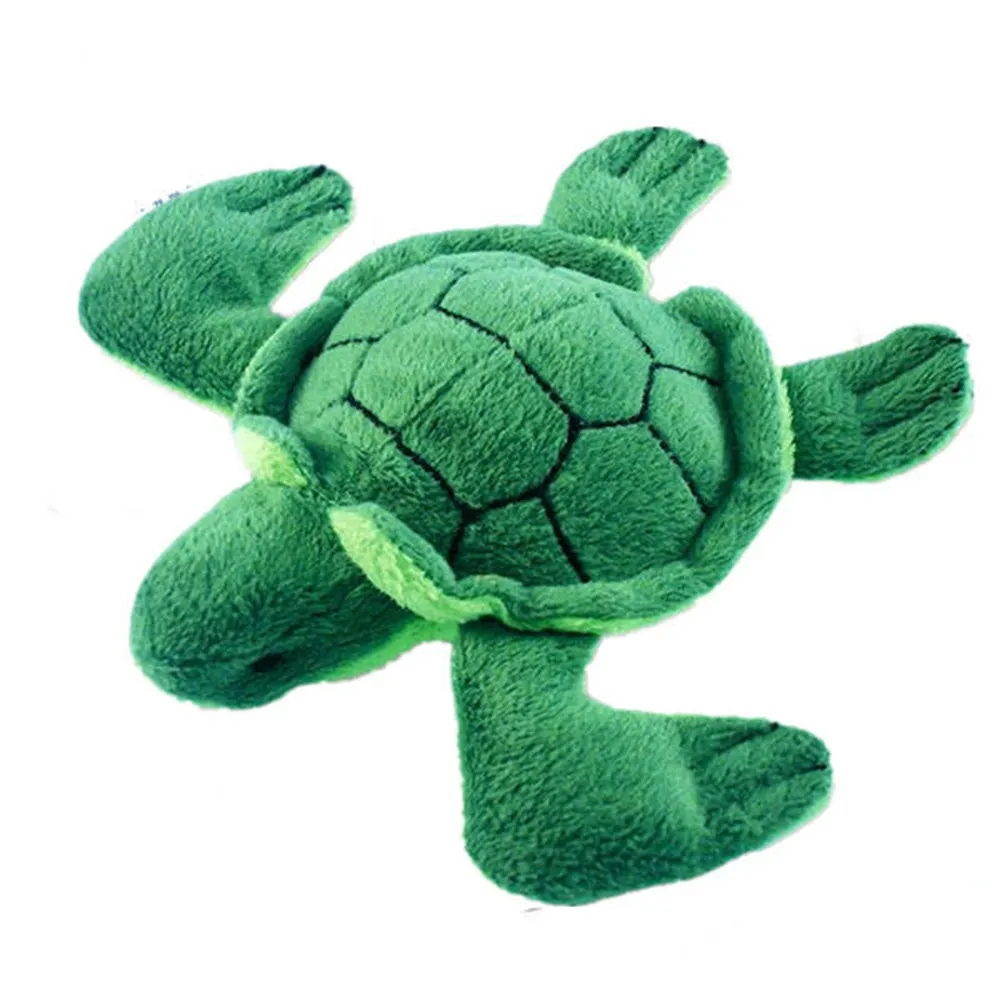 Jouet animal de mer mignon en peluche mini tortue verte en gros petite tortue douce en peluche jouets à griffes