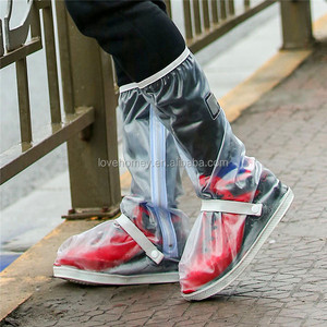 Outdoor Rainproof Rainshoes Reusable Waterproof <strong>Rain</strong> Boot Shoe <strong>Cover</strong> with Reflector - Product Image 4