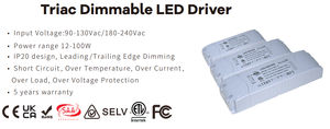 Voltaje constante 9 vatios 12 vatios 18 vatios 24 vatios 120 Vac Entrada CC 12 24 voltios Salida Led Tubo Luz Fuente de alimentación Transformador Controlador - Product Image 6