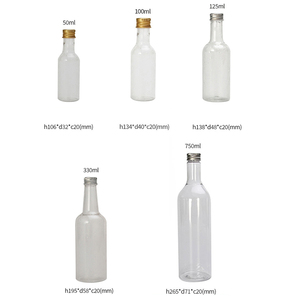 50 ml <strong>100</strong> ml 125 ml 150 ml 300 ml 500 ml PET Shot Plastic Bottle with Aluminum Cap for Alcohol Wine Liquor <strong>Juice</strong> Beer - Product Image 6