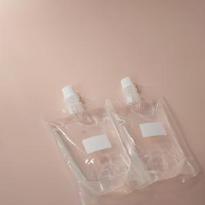 2025 tùy chỉnh thiết kế mini PE Nhựa đứng lên túi thân thiện với môi có thể tái sử dụng cho nước táo bán nóng túi bao bì thực phẩm - Product Image 2