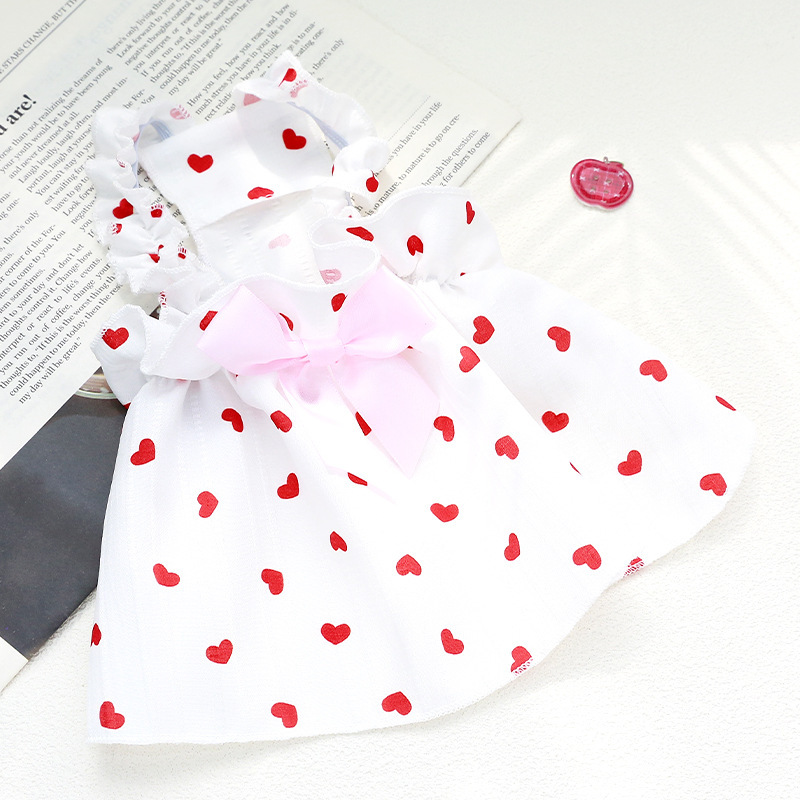 Robe princesse en forme de coeur