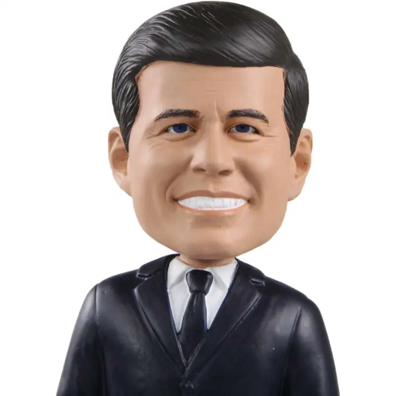 2022 Reefone art artesania bobble head US president Kennedy bobblehead iron man figure kaw vintage doll pop art
