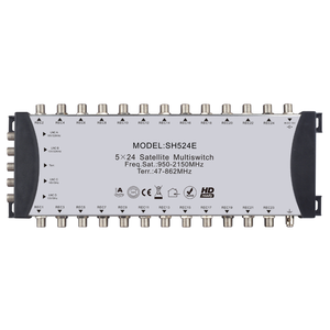 SMATV Diseqc2.0用の5つの24出力スタンドアロン信号衛星マルチスイッチ - Product Image 2