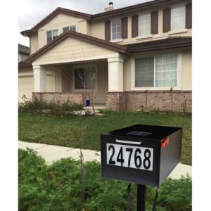 Bưu kiện hộp thả cho gói hộp Thư Kim Loại ngoài trời với bệ để bán bài gắn hộp thư - Product Image 4