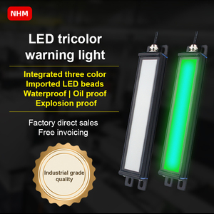 เครื่องแถบไฟ LED สามสีแบบบูรณาการไฟสัญญาณเตือนกันระเบิดอุปกรณ์สัญญาณไฟ24V กันน้ำ - Product Image 2