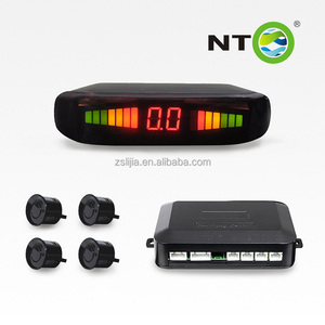 NTO inteligente 4 sensores línea de estacionamiento Radar de marcha atrás pantalla Led frente trasero Monitor de ayuda inversa SISTEMA DE Sensor de estacionamiento - Product Image 4