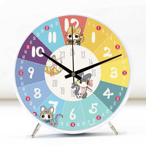 Orologio da scrivania per bambini con spazzata silenziosa facile da leggere impara a dire il tempo orologio tranquillo perfetto per genitori e insegnanti - Product Image 2