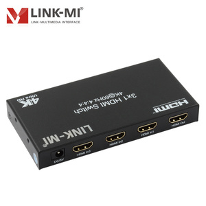 3x1 HDMI Switch 4K60Hz 18Gbps Soporte HDR, CEC, IR Control 3 en 1 Salida HDMI2.0 Switcher HDMI