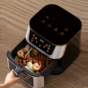 Cucina facile comoda cucina commerciale nuova friggitrice ad aria intelligente da 9L forno digitale elettrico programmabile senza olio caldo 12L friggitrice ad aria