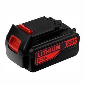 LBXR20 20ボルト最大バッテリー交換用ブラックおよびデッカー20VリチウムバッテリーLB20LBX20 LBXR2020 LBX4020 LB2X4020-OPE - Product Image 2