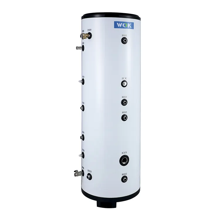 Wok ถังเก็บน้ำสำหรับเครื่องทำน้ำร้อนแบบแยกระบบ100 500ลิตรสำหรับบ้านได้รับการรับรอง CE จากกระทะ