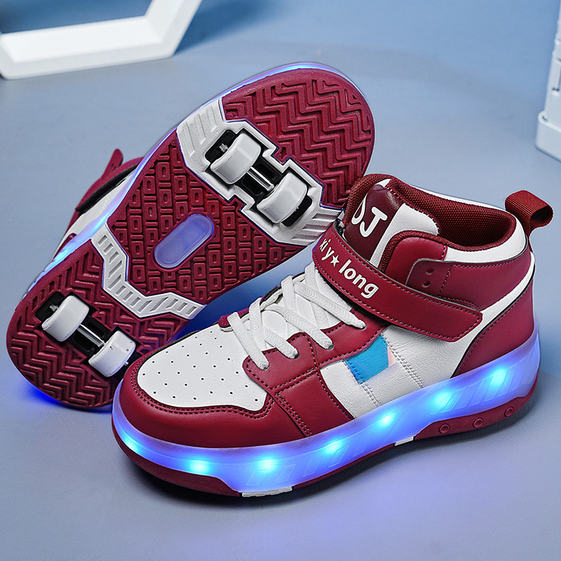 518 Maroon Small Four-Wheel Charging Light