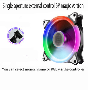 RGB-cambio de color rápido, flash, temperatura de color controlado por ordenador de escritorio, silencioso, ventilador de caja - Product Image 3