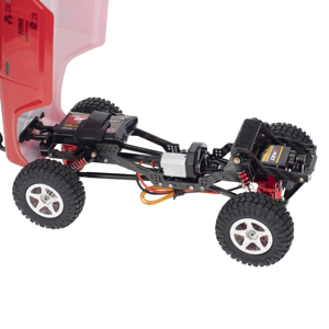 1/24 LCGカーボンファイバーシャーシギアボックスベースキットアキシャルSCX24デッドボルト用低重力中心JLUC1090081アップグレードパーツ - Product Image 6