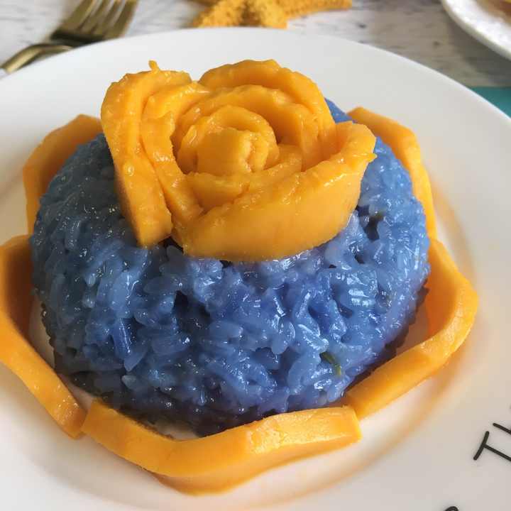 Matcha orgánica de alta calidad, polvo de Té Azul, fabricante de fábrica, mariposa, flor de guisante