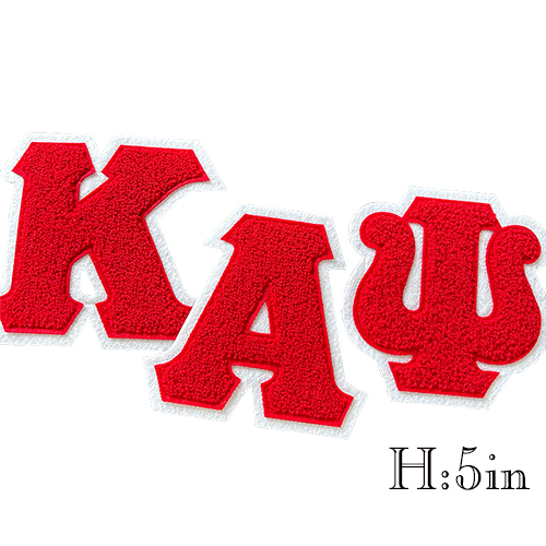 Red Separated letters
