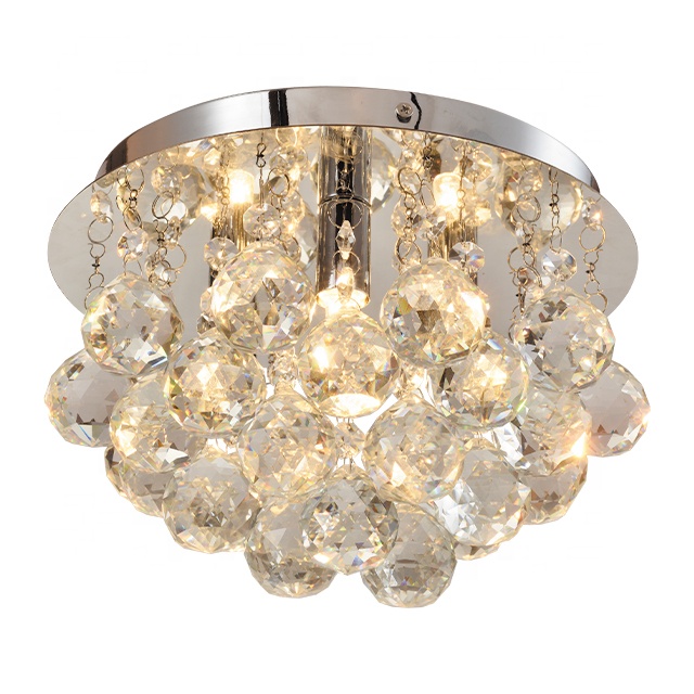 crystal ceiling light for living room modern