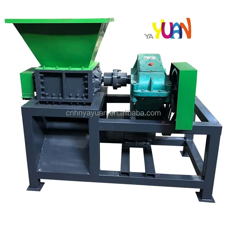 Yayuan piccola macchina trituratore di pneumatici in alluminio per produrre trituratore di circuiti in gomma briciole trituratore