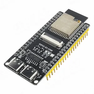 บอร์ดพัฒนา S3 ESP32มีโมดูล Wi-Fi 2.4G สำหรับโมดูลกล้อง OV2640แฟลช ESP32 8MB PSRAM 16MB S3 N16R8 CAM Type-C