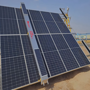 Robot pembersih Panel surya Kanan & kiri, Multifit dapat disesuaikan sistem deteksi tepi otomatis <span class=keywords><strong>Sensor</strong></span> tetesan hujan pengisian sendiri - Product Image 1