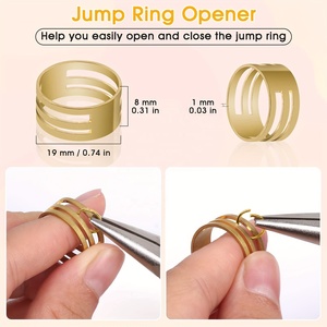 4600Pcs/box <strong>Silver</strong> and Gold <strong>Jump</strong> <strong>Rings</strong> With <strong>Open</strong>/Close Tools for Jewelry Making and Necklace Repair (Assorted Sizes) - Product Image 5