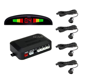 Kit de Sensor de Aparcamiento de Coche, Dispositivo Impermeable con Pantalla LED, 4 Sensores, Sistema de Monitoreo de Radar de Respaldo Inverso, Retroiluminación de 22mm, 12V - Product Image 1