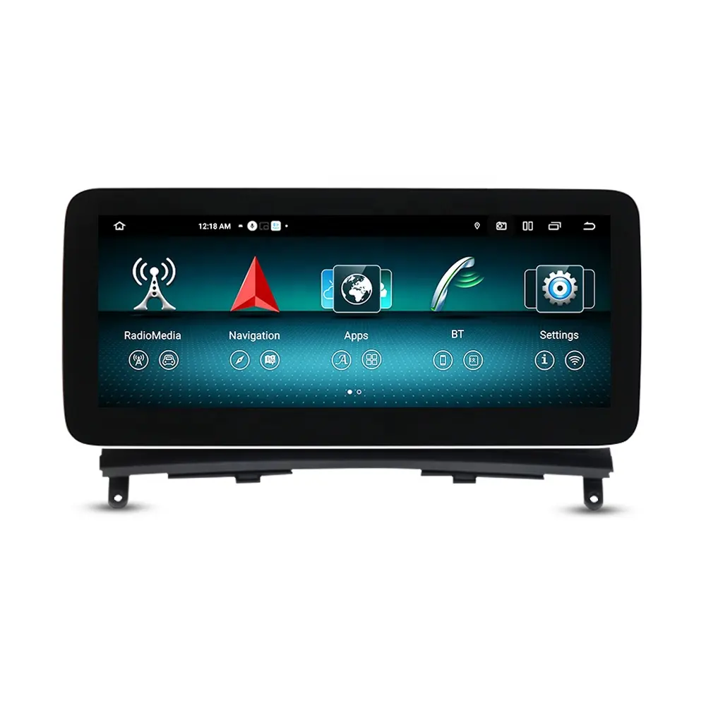 MEKEDE MN-X Android 13 touch screen player de vídeo estéreo portátil carro para Benz C W204 2008-2010 NTG 4.0 WIFI BT 4G