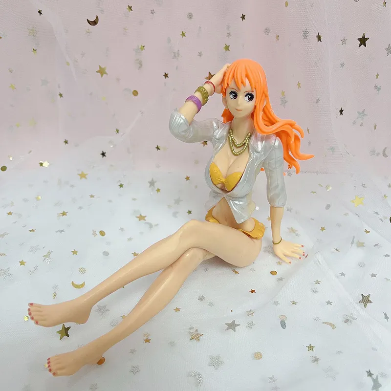 Großhandel Anime Figur OEM PVC Vinyl Pu Spielzeug Hochwertige Bikinis Flashy Nami einteilige Sexy Nami Nami einteilige Charm