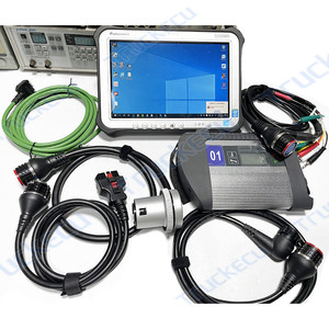 MB yıldız C4 SD Connect C4 Benz için otomatik Wifi DOIP çoklayıcı c5 c6 araba kamyon Van SPRINTER teşhis aracı yazılım + FZ G1 Tablet - Product Image 5