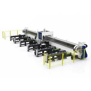 Sistema automático de carga y descarga 3000W tubo de metal de aluminio CNC equipo de máquina de corte por láser de fibra - Product Image 3