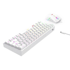 KB867Cm-teclado blanco Havit de 61 teclas para videojuegos, ratón, Combos mecánicos con cable Rgb para ordenador de escritorio, Teclado mecánico y Mous - Product Image 3