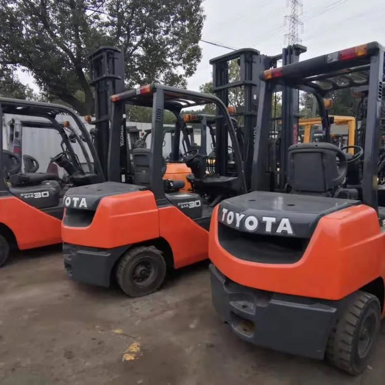 Ikinci el araç Toyota FD30 Forklift tercih edilen performans/Toyota FD50 FD30 sıcak satış için