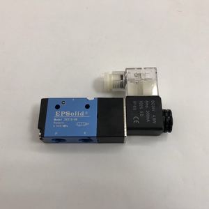 DC12V 3V210-08铝制气动电磁阀3通2位1/4 ”手动新空气先导结构 - Product Image 3
