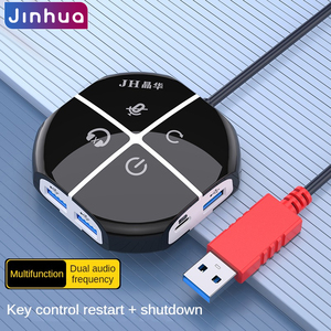 Jinghua多機能デスクトップスプリッタコンピュータデスクトップスイッチコンピュータ外部スイッチインターネットカフェデスクトップスイッチ - Product Image 2