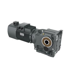 Caja de cambios helicoidal cónica K57 con brida de motorreductor de velocidad estándar IEC de alta calidad para aplicación de máquina de paquete - Product Image 1