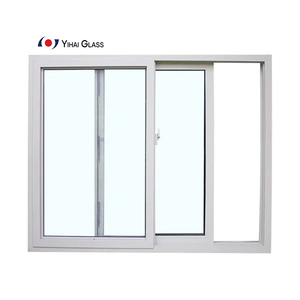Çift camlı UPVC sürgülü pencere 3 parça sorunsuz sürgülü cam pencereler PVC tasarım pencere Gril ev dikey sürgülü Windows - Product Image 3