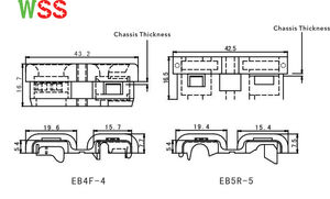 Hot bán nhựa tiêm vuông <span class=keywords><strong>bushing</strong></span> Nylon mang phụ kiện Snap <span class=keywords><strong>bushing</strong></span> - Product Image 4