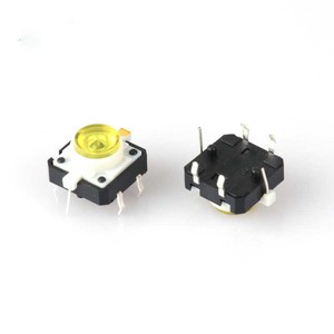Mini 12*12 tact anahtarı ile ışık LED küçük 4p kırmızı yeşil turuncu beyaz 12*12*7.3 konumlandırma anahtarı - Product Image 1